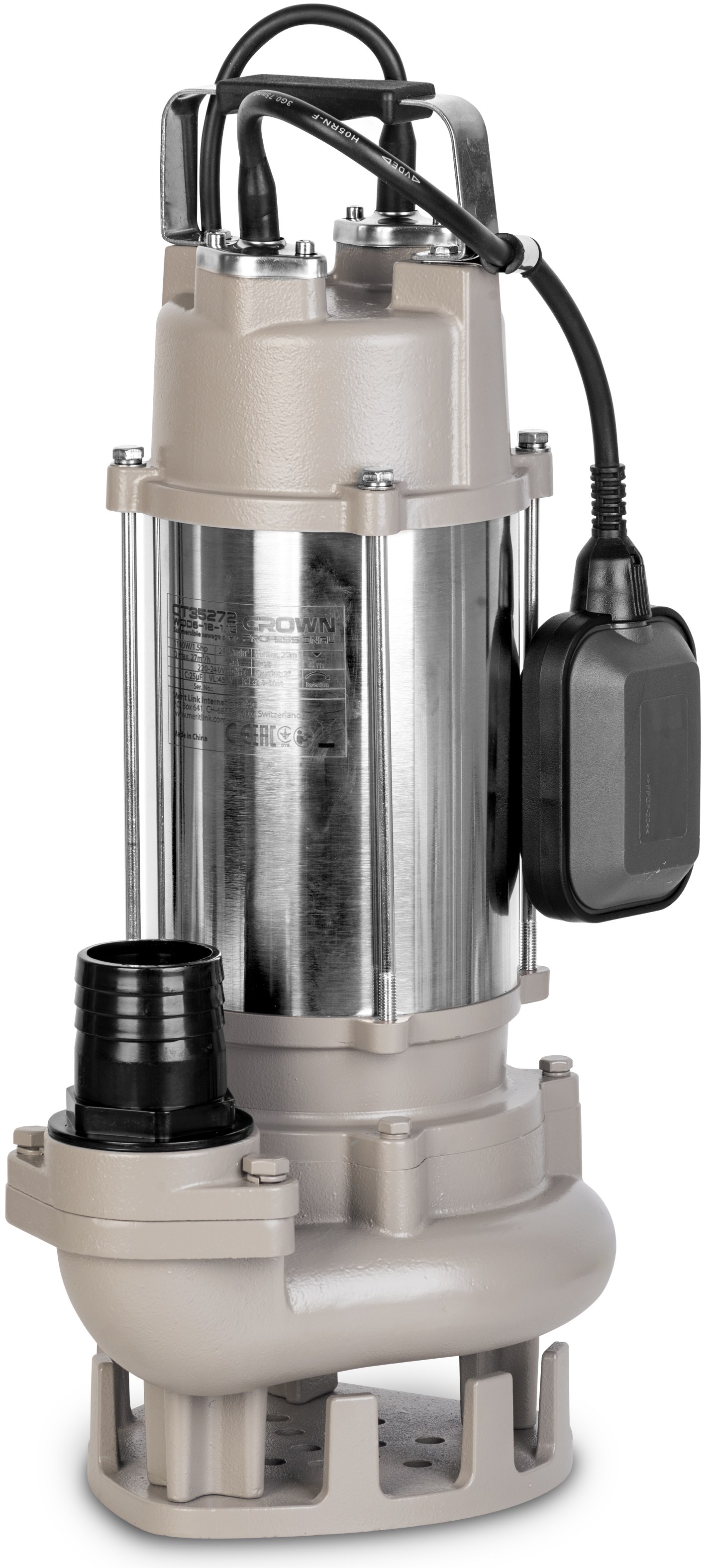 Фекальний насос CROWN CT35271