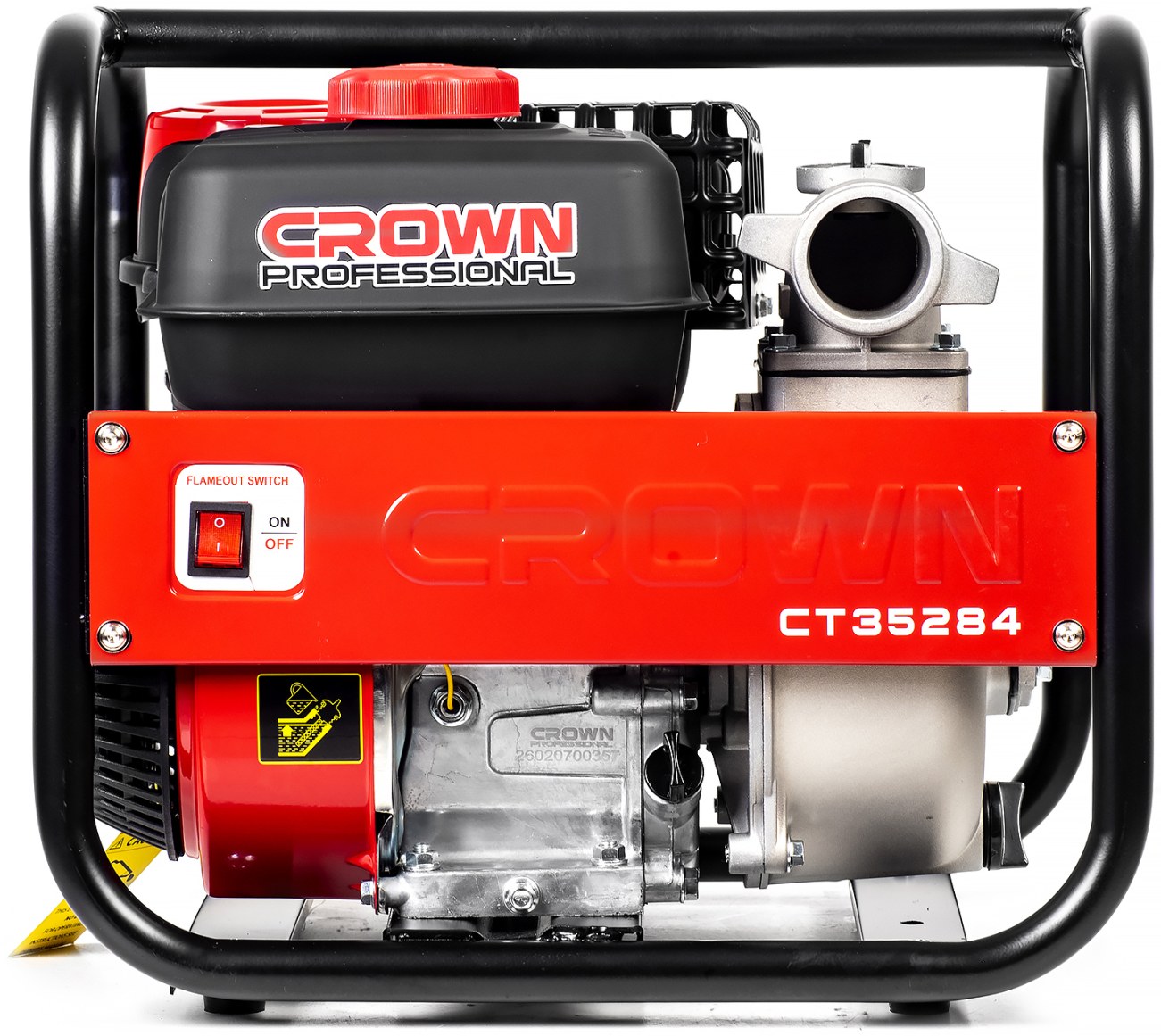 Мотопомпа бензинова CROWN CT35284