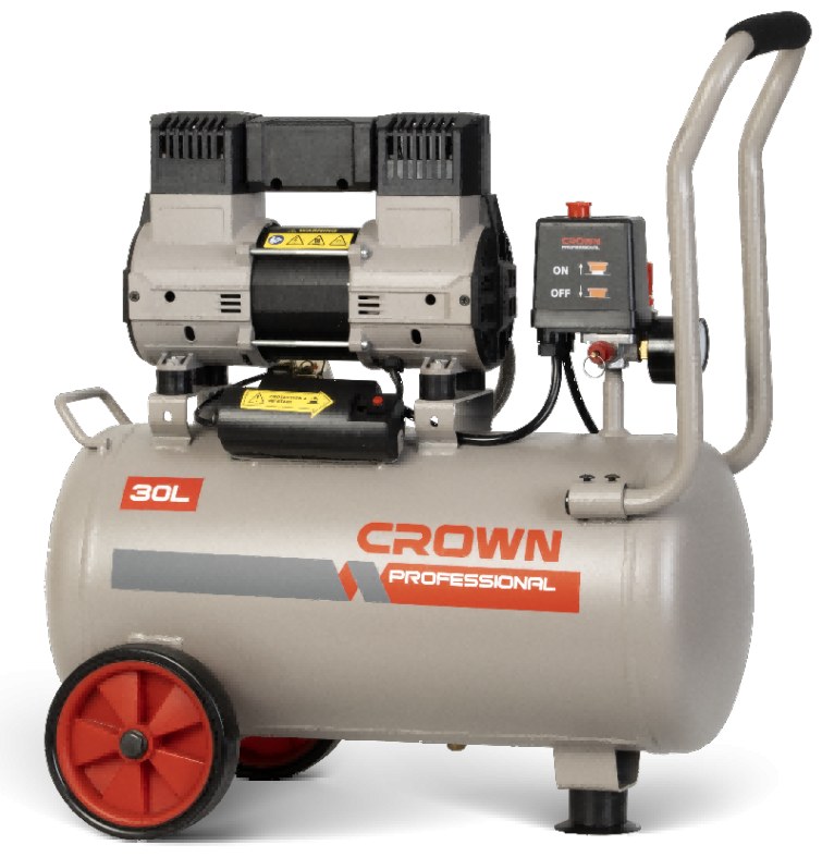 Компресор повітряний безоливний CROWN CT36150(AL2-1000A-1030)