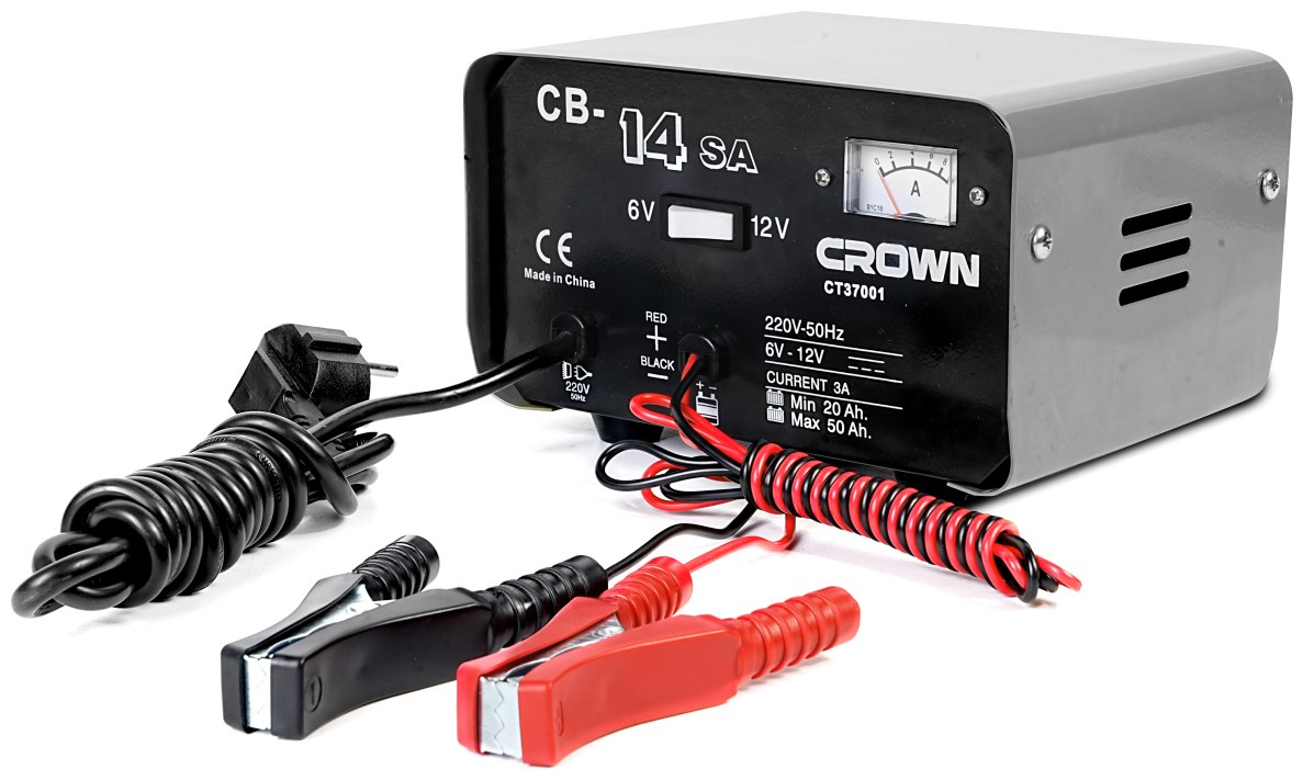Зарядний пристрій для акумуляторів CROWN CT37001