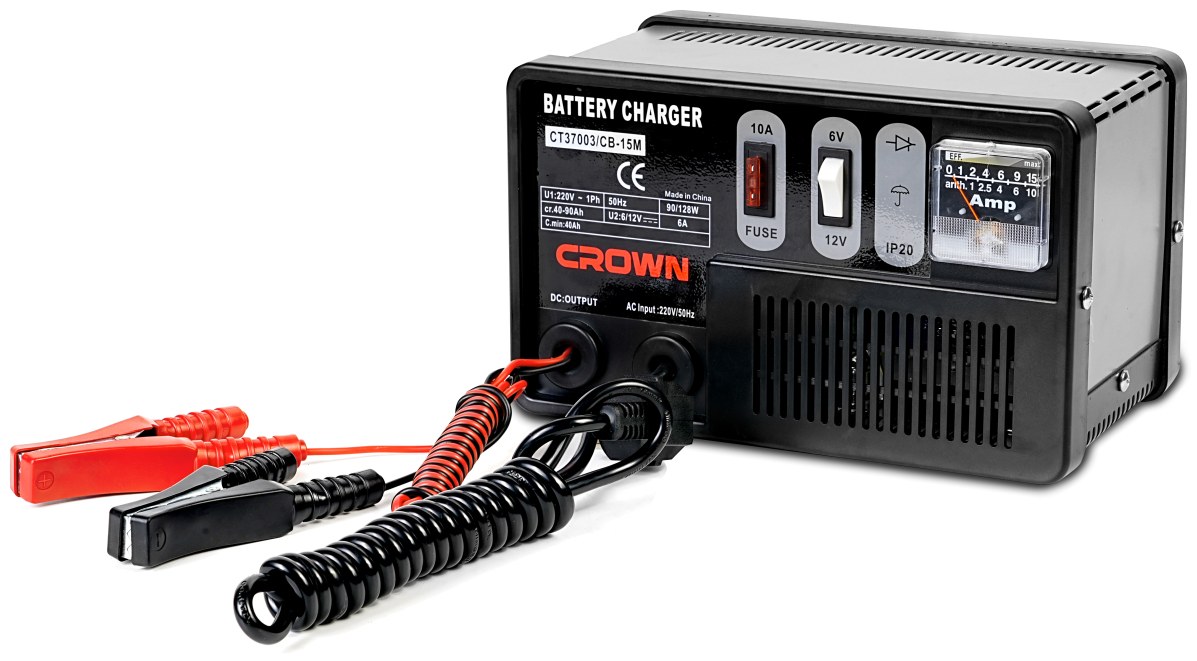 Зарядний пристрій для акумуляторів CROWN CT37003
