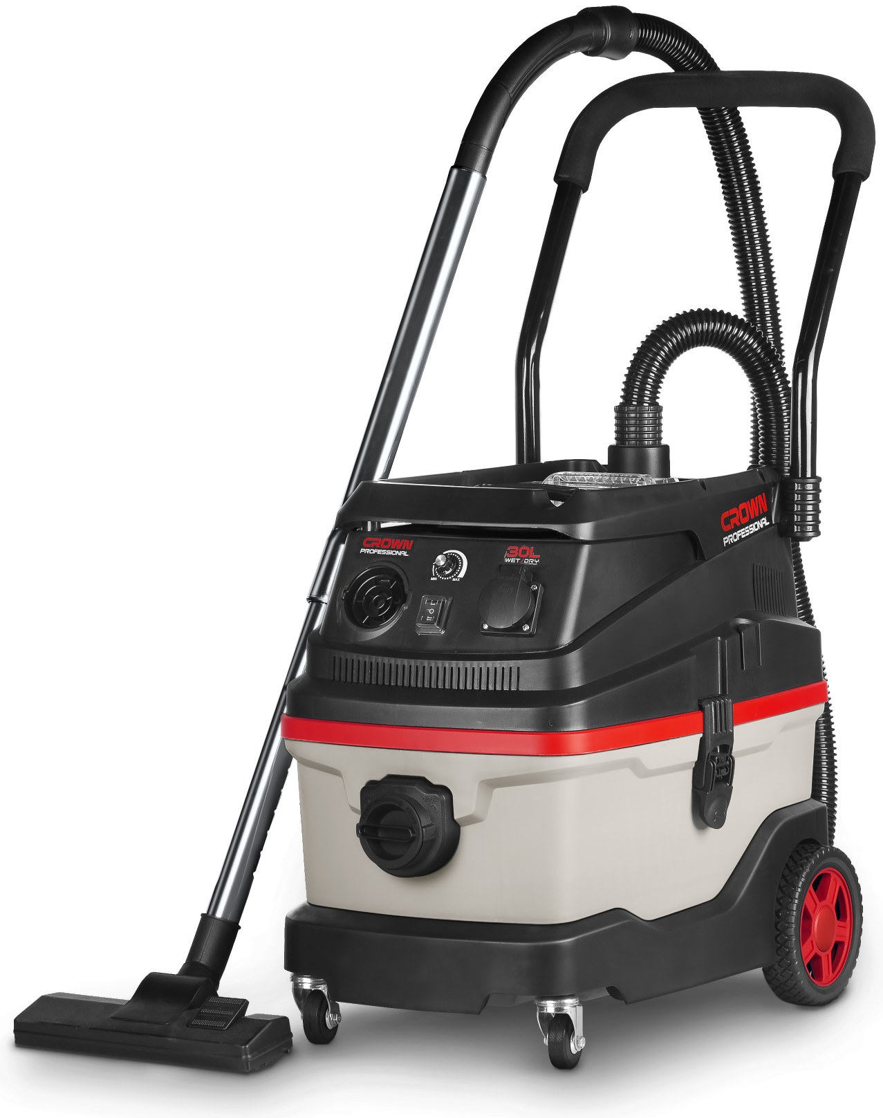 Будівельний пилосос CROWN CT42032F, 33 л/хв, 30 л
