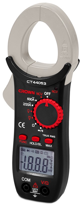 Цифрові струмовимірювальні кліщі CROWN CT44053, 600 В