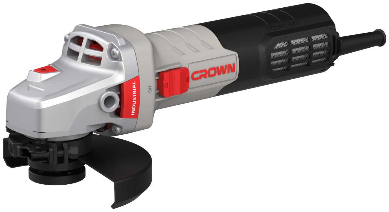Кутова шліфувальна машина CROWN CT45012-125RSVQ, 1500 Вт, 125 мм
