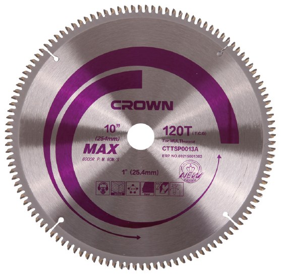 Диск пиляльний універсальний TCT CROWN CTTSP0015A, 355 мм, посадка 30 мм