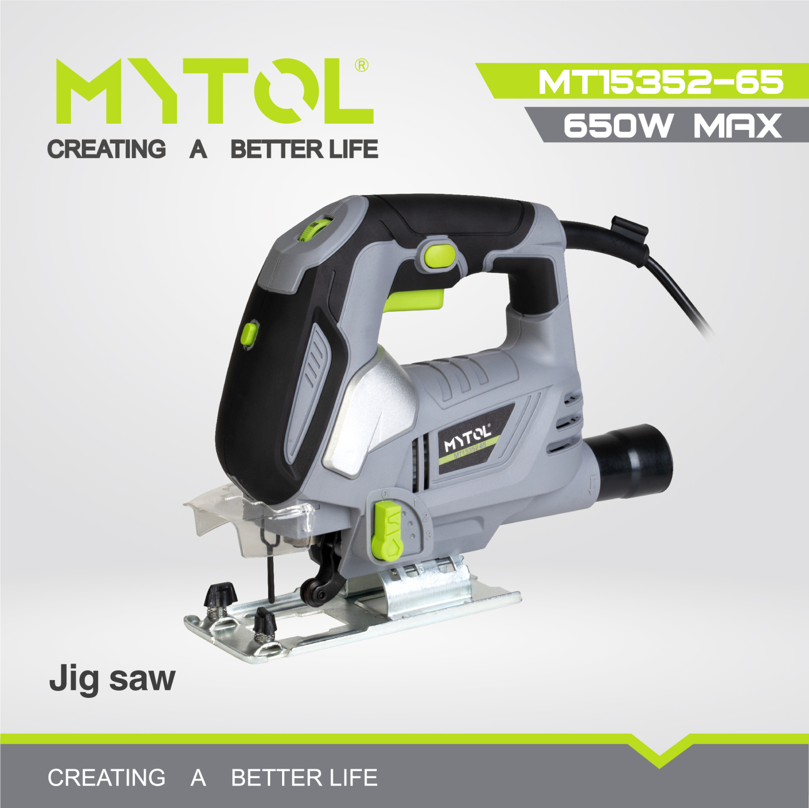 Лобзик електричний MYTOL MT15352-65, 500 Вт, 65 мм
