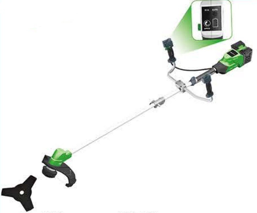 Аккумуляторная мотокоса TRUEGREEN TG8A228-3, 40 В, 30 см