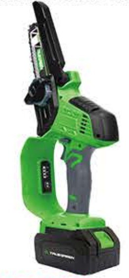 Аккумуляторная цепная пила TRUEGREEN TG8J123, 20 В, шина 5"